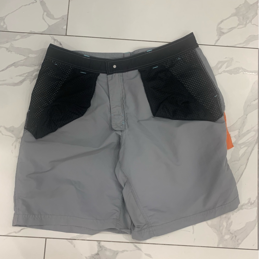 Howler Brothers Shorts Mens 36 Horizon Hybrid Blue Gray Nylon Ripstop Quick Dry - Picture 11 of 12